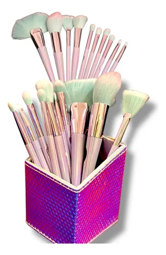 Brochas De Maquillaje Set De 10 Brochas
