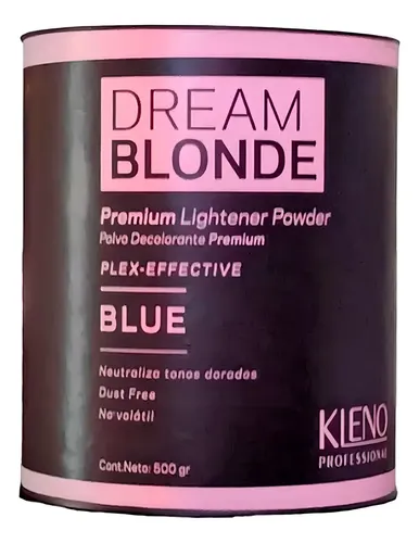Kleno Polvo Decolorante Dream Blonde Premium Plex Blue X 500 Tono Sin tono