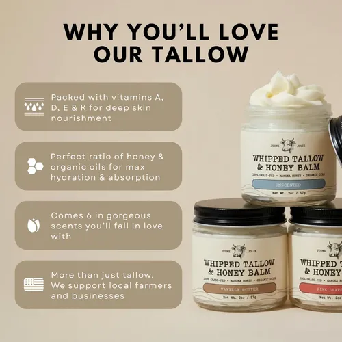 Bálsamo Hidratante Para La Piel Jeune Jolie Whipped Tallow H