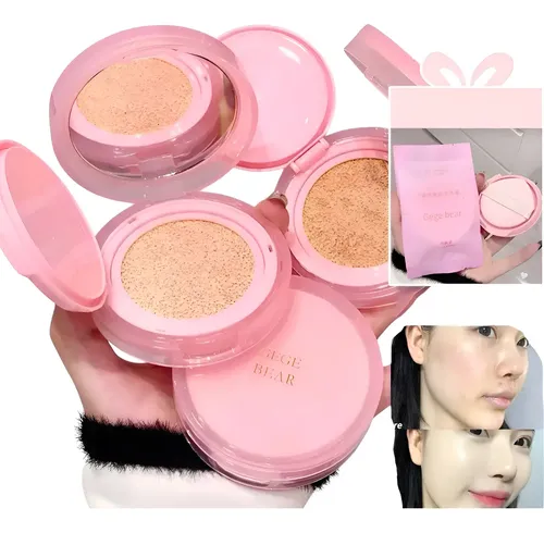 Base De Maquillaje Air Cushion+ Repuesto De Regalo Gege Bear
