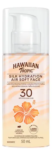 Protector Solar Hawaiian Tropic Crema Facial 30 Fps 50ml