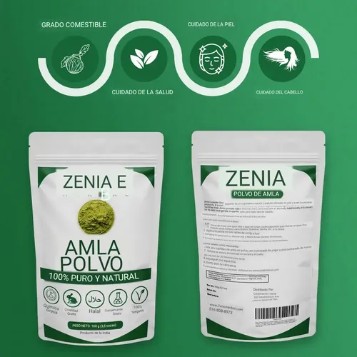 Polvo Amla 100% Puro Y Organico 50gr