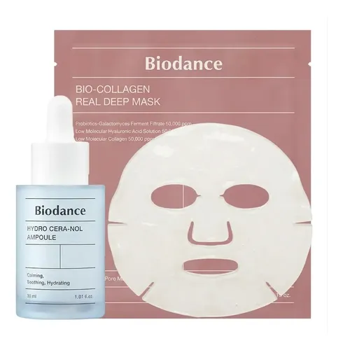 Set Skincare Coreano Serum Toner Pads Mascarilla Colágeno
