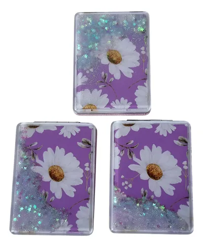 Espejo Doble De Cartera/bolsillo Portátil C/aumento X3 Unid