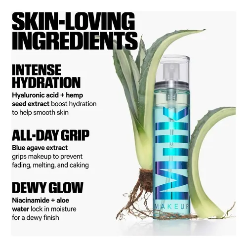 Mini Spray Fijador Hidratante Hydro Grip 50ml Milk Makeup