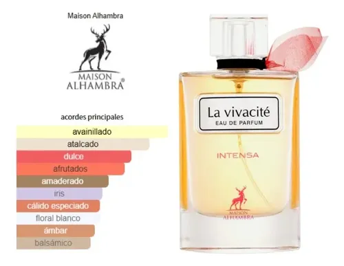 Perfume La Vivacité Intensa de Maison Alhambra para Mujer – EDP 100 mL