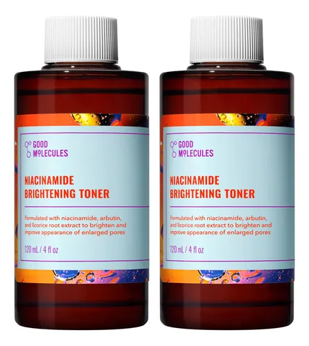 Tónico Facial Good Molecules Niacinamide 2x120ml Vegano