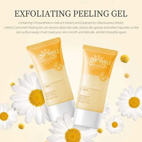 Gel Exfoliante Facial De Manzanilla Ubeu, Limpieza Profunda