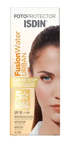 Fotoprotector Facial Isdin Fusion Water Urban Spf 30 X 50 Ml