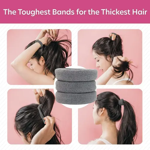 Cintas De Pelo Grandes Para Cabello Grueso, Pesado O Rizado,