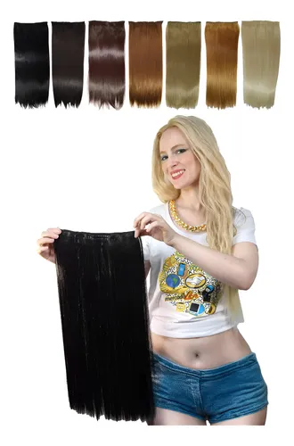Cortinas Extensión Pelo Lacio Simil Natural Planchita 180°c