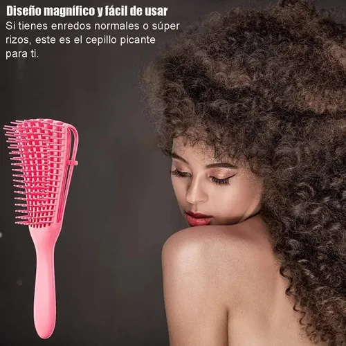 Cepillo Para Cabello Rizado Mujer, 2 Piezas