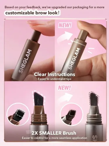 Sheglam Lápiz Para Cejas Brow Fection Brocha Y Dip Color Truffle