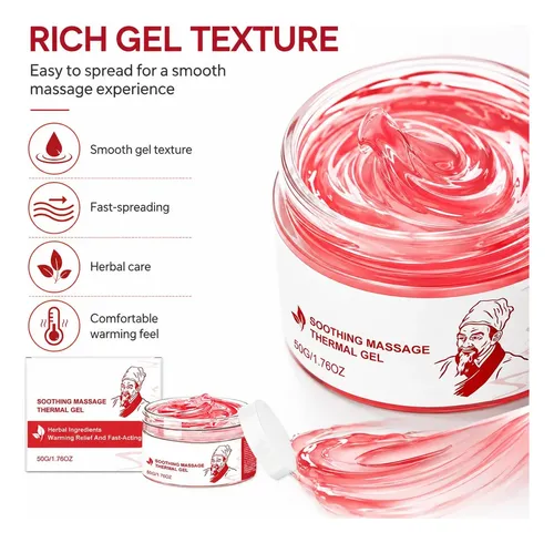 Gel De Masaje Cálido Para El Cuerpo, Crema De Masaje A Base De Hi
