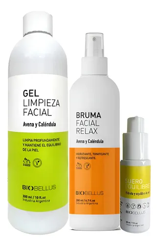 Skincare Facial Piel Grasa Rutina Diaria Biobellus