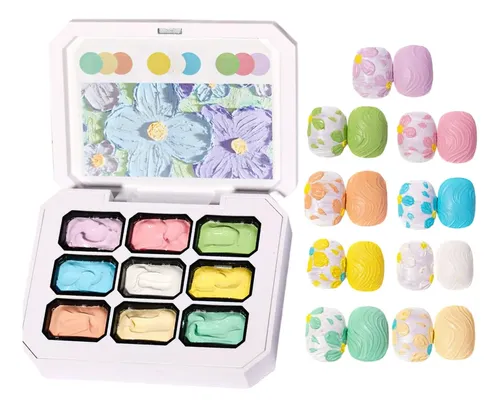 Paleta De Esmalte En Gel Para Uñas 9 Tonos