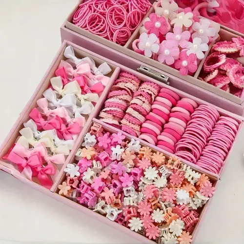 Za Set 540 Accesorios Para El Cabello Niña Con Ligas Sd