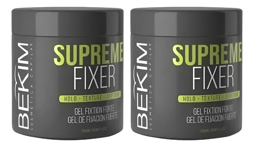 3 Gel Fijador Fuerte Supreme Fixer X 250grs Bekim