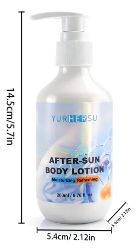 Loción Corporal Refrescante De Aloe Vera Para Aliviar Las Qu