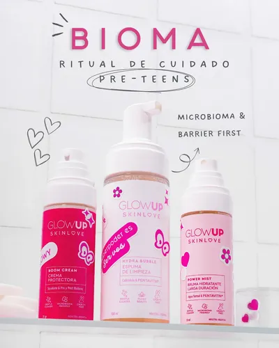 Set Skincare Girls Preteens Bioma Glowup Skinlove