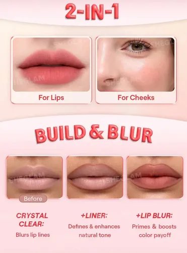 Sheglam Bounce Putty Labial Mate Pocket Lip Pot Sangria Slay