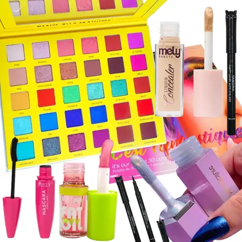 Set De Maquillaje Paleta Gigante Regalo Muy Completo Navidad