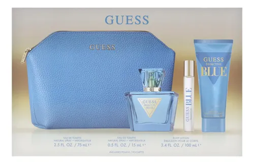 Perfume Guess Seductive Blue Set 4 Unidades