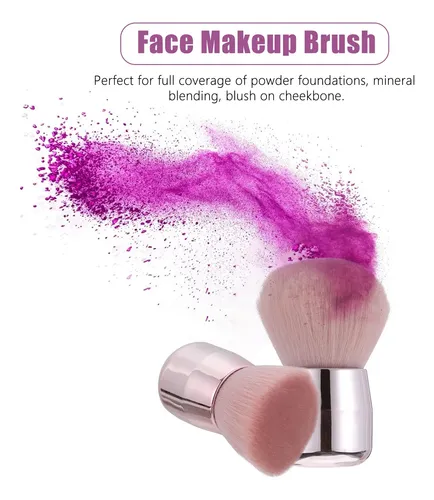 Polvo Suelto En Forma De Hongo Para Colorete Facial Líquido,