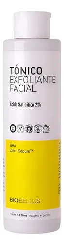 Tónico Exfoliante Facial Biobellus X 100 Ml Ácido Salicílico