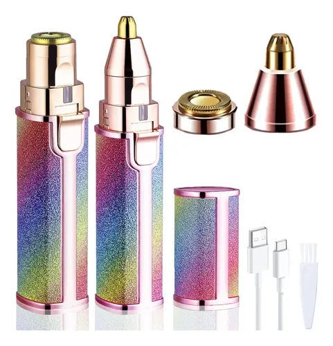 – Depiladora Facial Electrica Mujer 2 En 1, Recargable Usb
