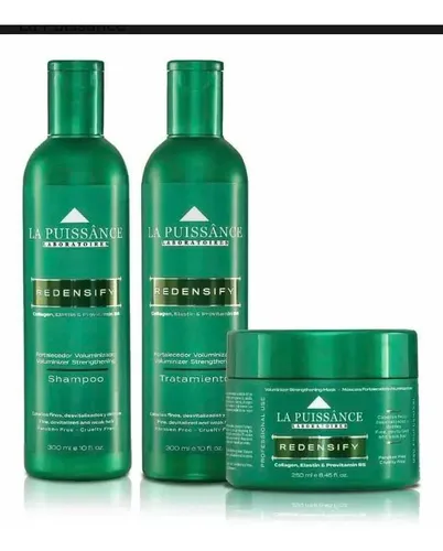 Kit Shampoo Acondicionador Máscara Voluminizador La Puiss