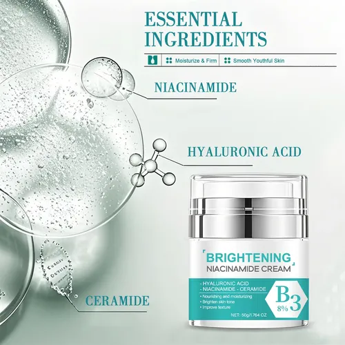 Crema Iluminadora Con Niacinamida 8% -vitamina B3 Hidratante