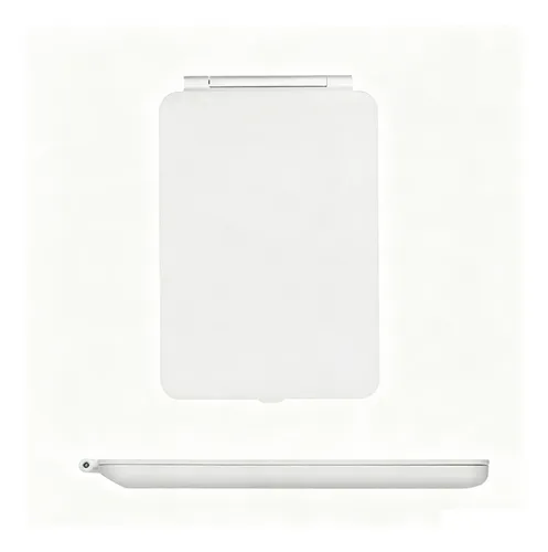 Espejo De Maquillaje Led Plegable Con 3 Colores De Luz Y Lup