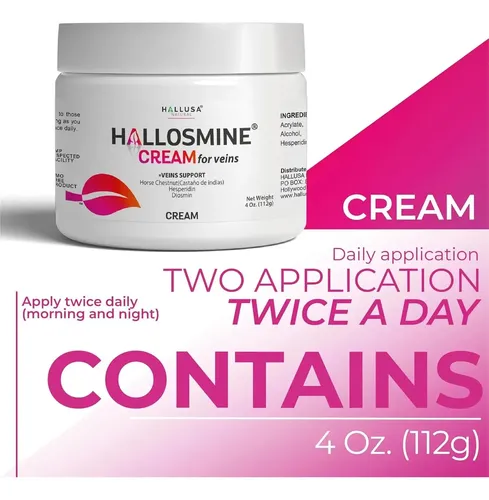 Crema Para Venas Hallosmine 113g – Diosmina, Hesperidina