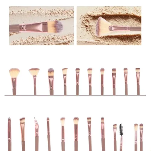 Set De 40 Esponjas De Maquillaje, Brochas Y Brochas Para El