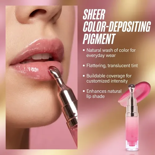 5piezas Aceite Labial Hidratante Y Nutritivo, 10g Cada Uno