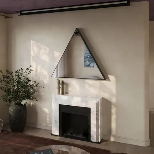 Lámpara Led Espejo Infinito Rgb 3d Triángulo 70cm