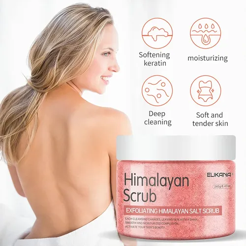 Exfoliante Corporal De Sal Del Himalaya 240 G