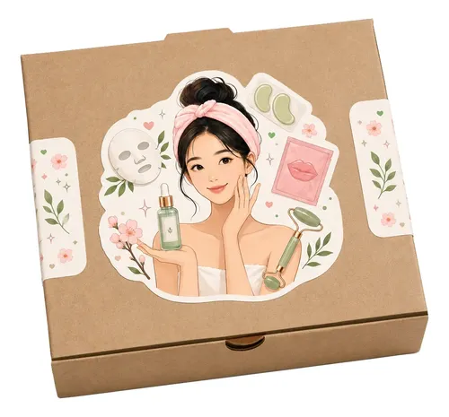 Set Regalo Skincare Caja Roller De Jade Mascarillas Serum