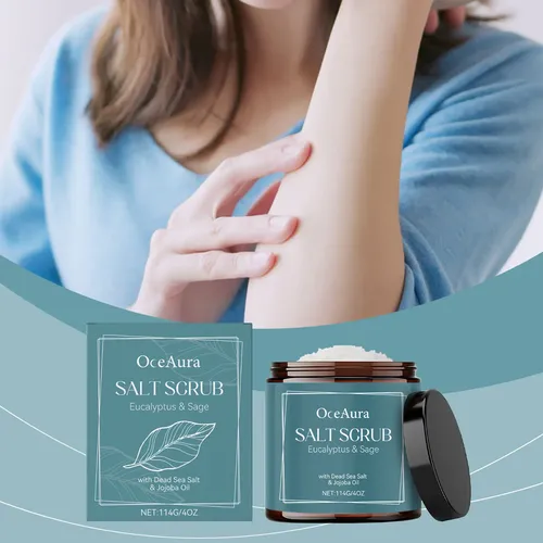 Exfoliante De Sal Marina Con Hidratación Ligera