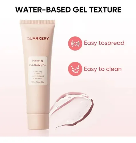 2pcs Quarxery Gel Exfoliante Cuidado De La Piel