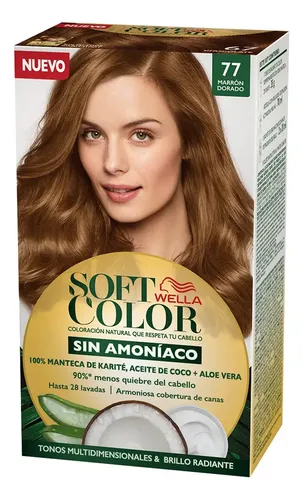 Soft Color Kit De Tintura Semipermanente 77 Marrón Dorado
