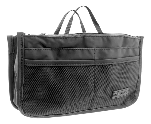 Neceser De Viaje Organizador Ideal Maquillaje Cosméticos Color Negro Diseño De La Tela Liso