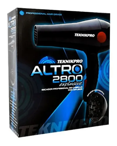 Secador De Pelo Profesional Teknikpro Altro 2800 Peluquería