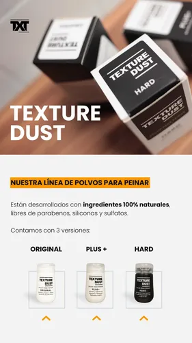 Polvo Texture Dust Hard Mas Fijacion En Polvo Hard X 2 U