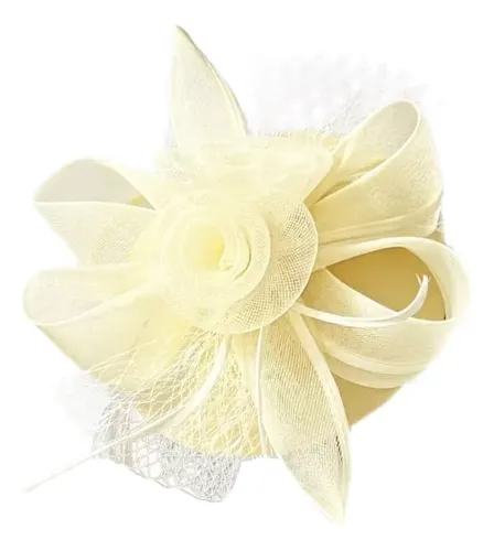 Pinza De Malla Para El Pelo, Color Beige (1 Unidad)
