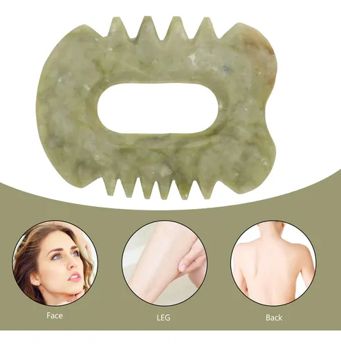 1 Pieza Tabla Gua Sha Natural Para Masajes Facial