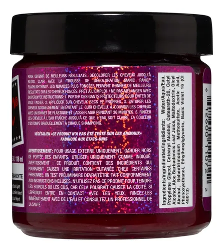 Color De Cabello Manic Panic Pink Warrior Semi-permanente 11
