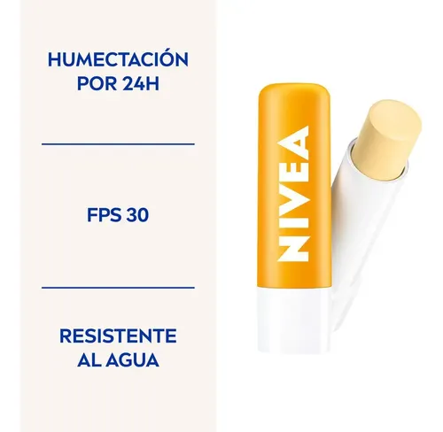 Protector Solar Labial Nivea Humectante Fps 30 X4,8g