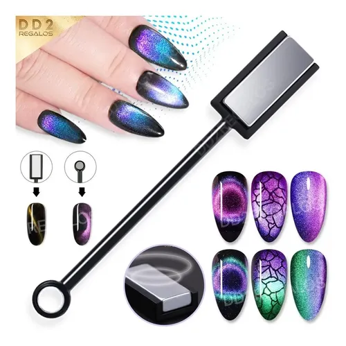 Lápiz Iman Doble Para Esmaltes Ojo De Cato Uñas Semipermante
